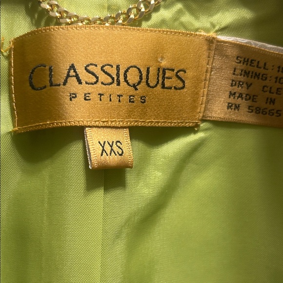 Classiques Entier Vibrant Green Blazer - Picture 3 of 6